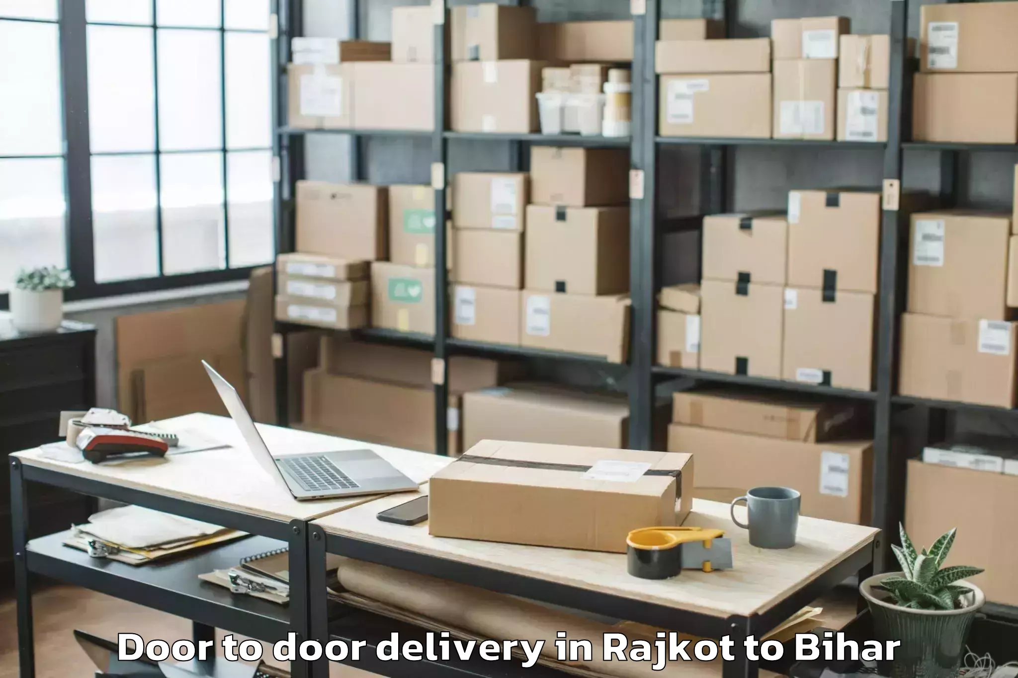 Reliable Rajkot to Mansurchak Door To Door Delivery